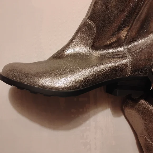 Sorel Metallic Ankle Boots - Picture 2 of 5